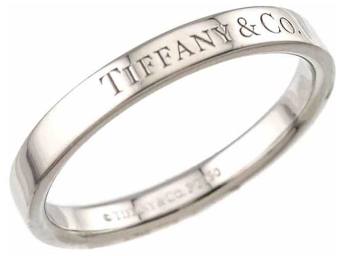 Autre Marque Anillo Flat Band de Tiffany & Co. en platino - vista 4