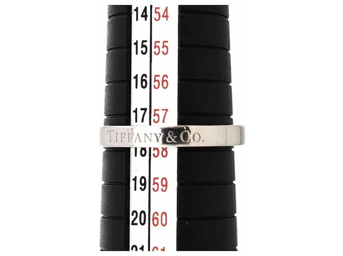 Autre Marque Anillo Flat Band de Tiffany & Co. en platino - vista 5