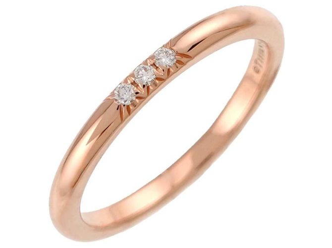 Autre Marque Anello Forever Band Tiffany & Co. in oro rosa 18K - vista 4