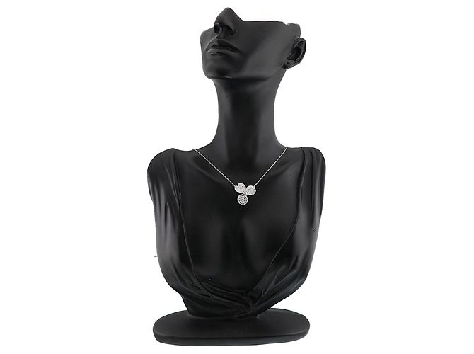 Autre Marque Collana Tiffany & Co. Paper Flower in platino e diamanti - vista 7