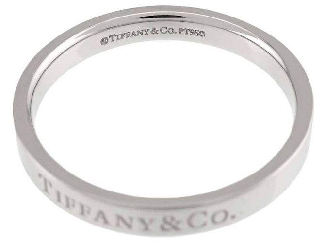 Autre Marque Tiffany & Co. Platinum Flat Band Ring - view 3