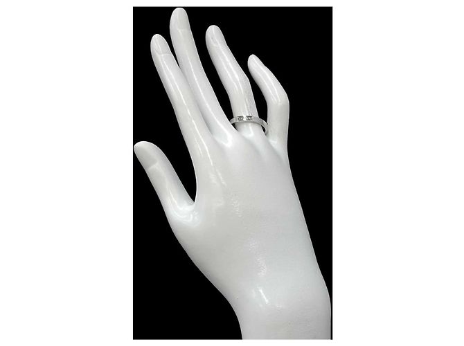 Autre Marque Tiffany & Co. Platinum Flat Band Ring - view 6