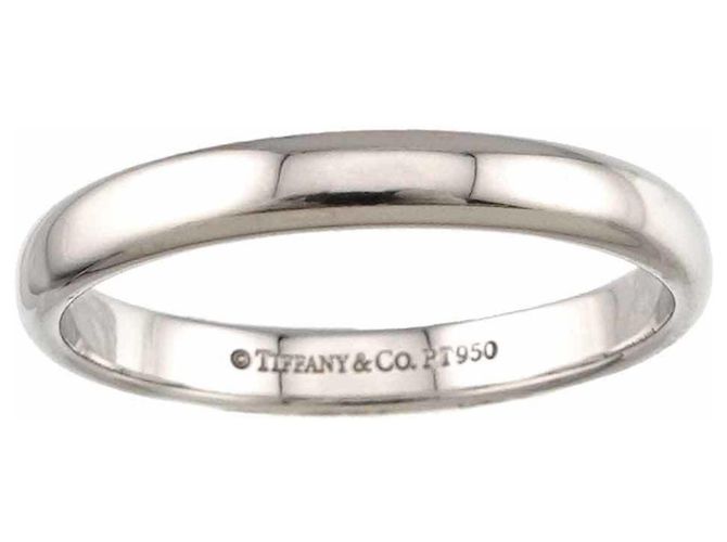 Autre Marque Anello fede Tiffany & Co. Forever 1 in platino - vista 2