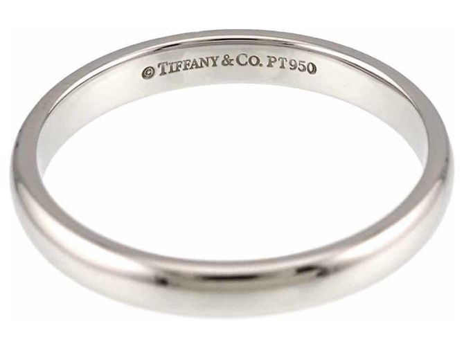 Autre Marque Anello fede Tiffany & Co. Forever 1 in platino - vista 3