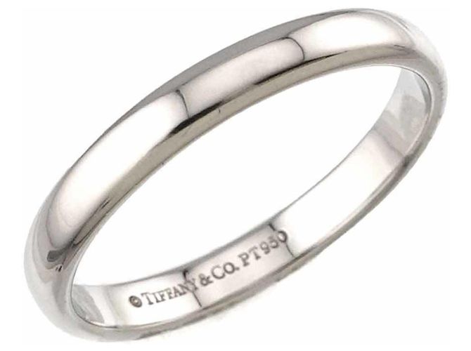 Autre Marque Anello fede Tiffany & Co. Forever 1 in platino - vista 4
