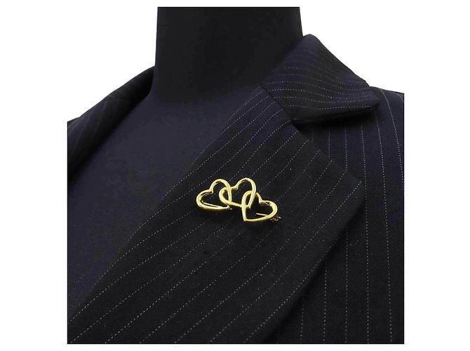 Autre Marque Spilla Triple Heart di Tiffany & Co. in oro giallo 18K - vista 6