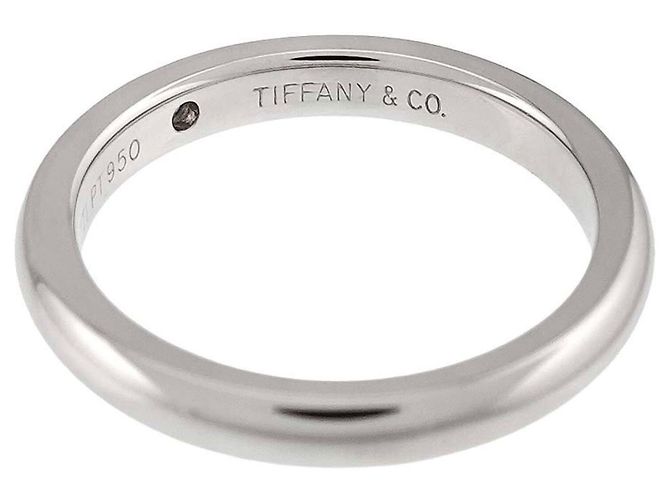 Autre Marque Tiffany & Co. Platinum Stacking Band Ring - view 3