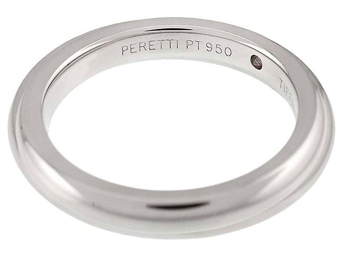 Autre Marque Tiffany & Co. Platinum Stacking Band Ring - view 4