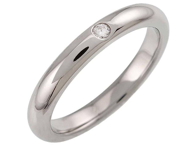 Autre Marque Tiffany & Co. Platinum Stacking Band Ring - view 5
