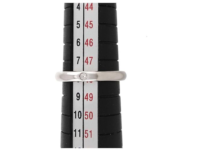 Autre Marque Tiffany & Co. Platinum Stacking Band Ring - view 6