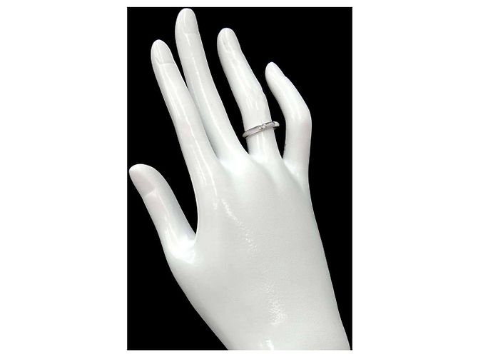 Autre Marque Tiffany & Co. Platinum Stacking Band Ring - view 7