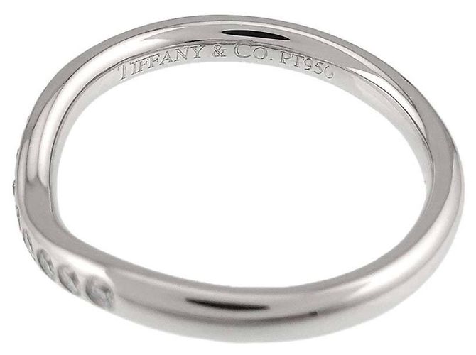 Autre Marque Tiffany & Co. Gebogener Ring aus Platin - Ansicht 3