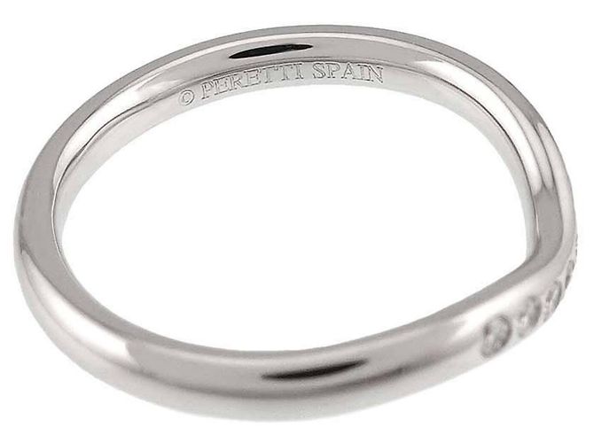 Autre Marque Tiffany & Co. Gebogener Ring aus Platin - Ansicht 4
