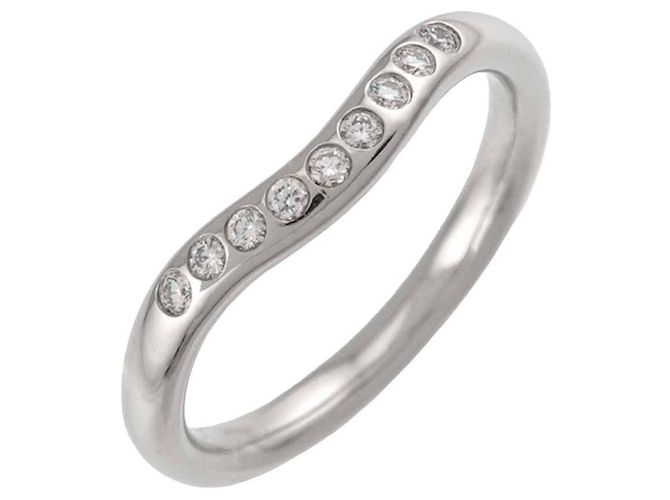 Autre Marque Tiffany & Co. Gebogener Ring aus Platin - Ansicht 5