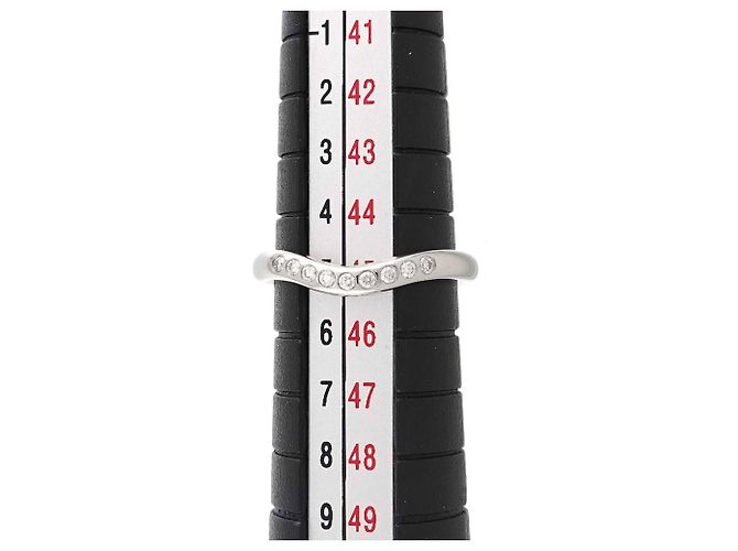 Autre Marque Tiffany & Co. Gebogener Ring aus Platin - Ansicht 6