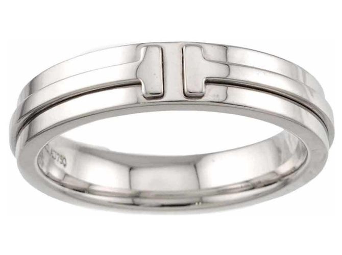Autre Marque Tiffany & Co. T Two Narrow Ring in 18K Weißgold - Ansicht 2