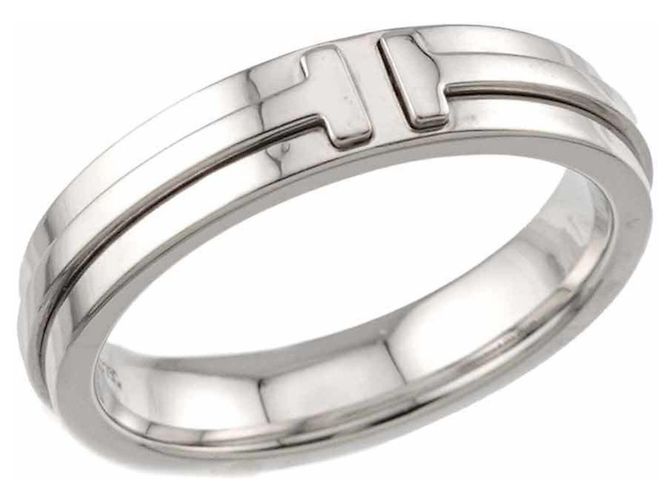 Autre Marque Tiffany & Co. T Two Narrow Ring in 18K Weißgold - Ansicht 4