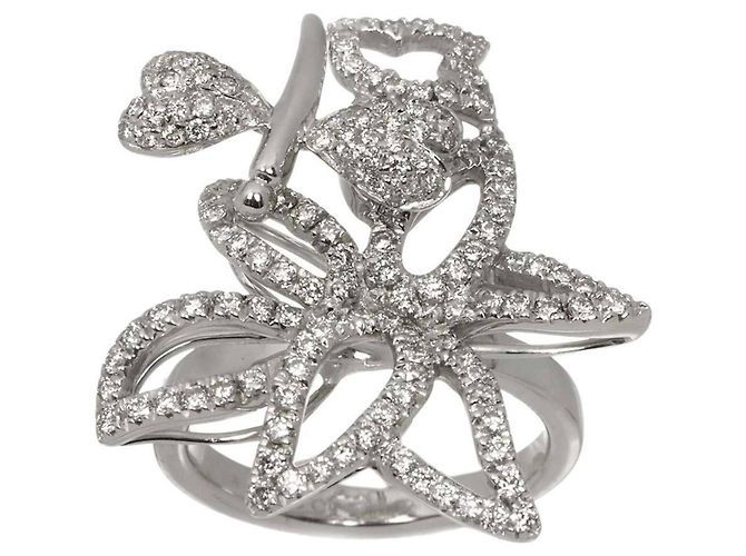 Anillo Gucci Flora #9 en oro blanco de 18K - vista 2
