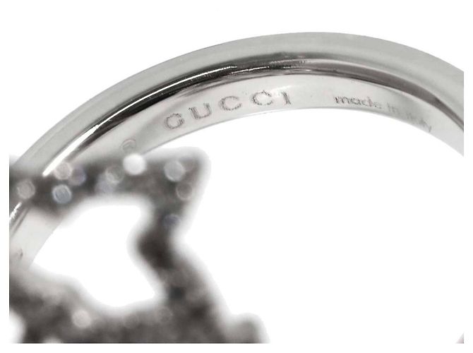 Anillo Gucci Flora #9 en oro blanco de 18K - vista 3