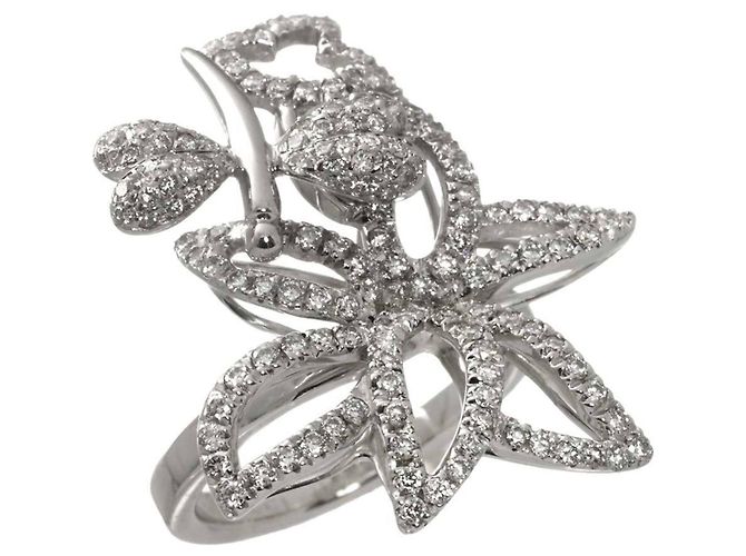 Anillo Gucci Flora #9 en oro blanco de 18K - vista 6
