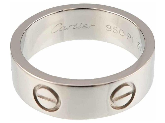 Cartier Love Ring aus Platin - Ansicht 3