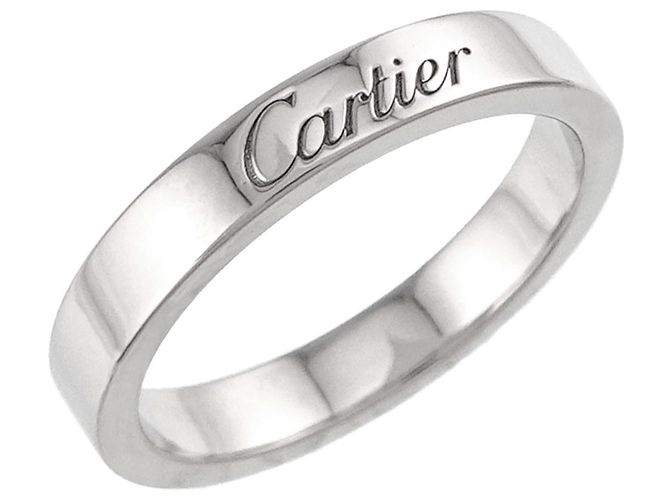 Cartier C de #48 Platin Ring - Ansicht 4