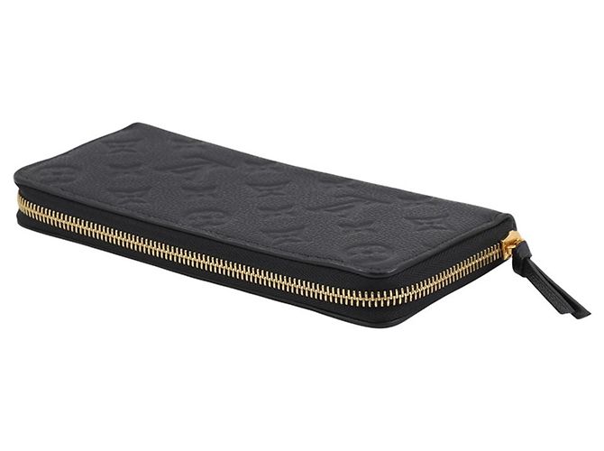Portafoglio Lungo Louis Vuitton Monogram Empreinte Nero - vista 2