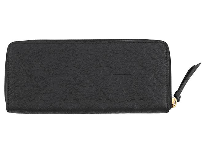 Portafoglio Lungo Louis Vuitton Monogram Empreinte Nero - vista 3