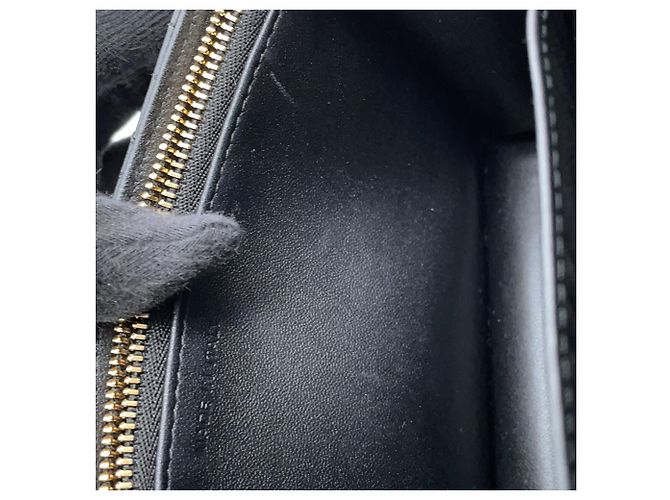 Pouch My Daily Pouch Cannage Christian Dior in pelle d'agnello nera Nero - vista 11