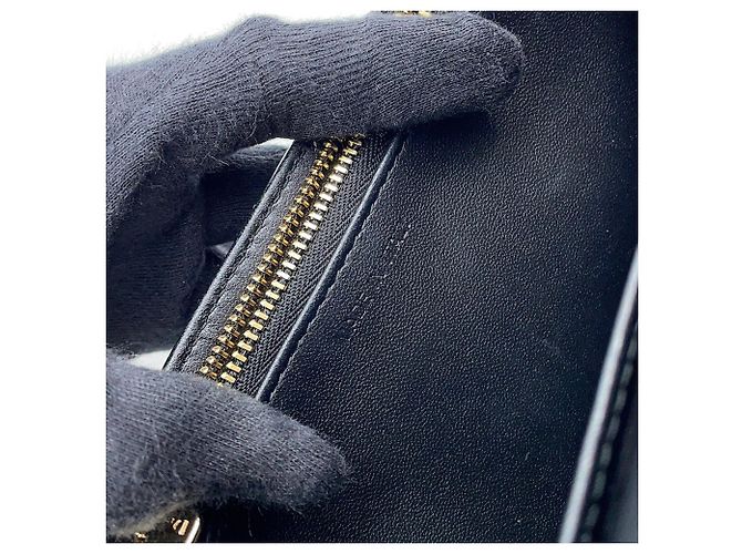 Pouch My Daily Pouch Cannage Christian Dior in pelle d'agnello nera Nero - vista 15