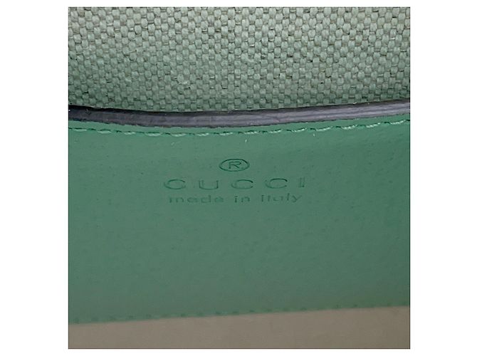 Gucci Jumbo GG Canvas Mini Tote Handbag Beige Green - view 11