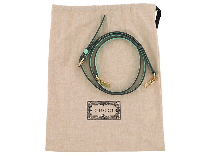 Gucci Jumbo GG Canvas Mini Tote Handbag Beige Green - view 12