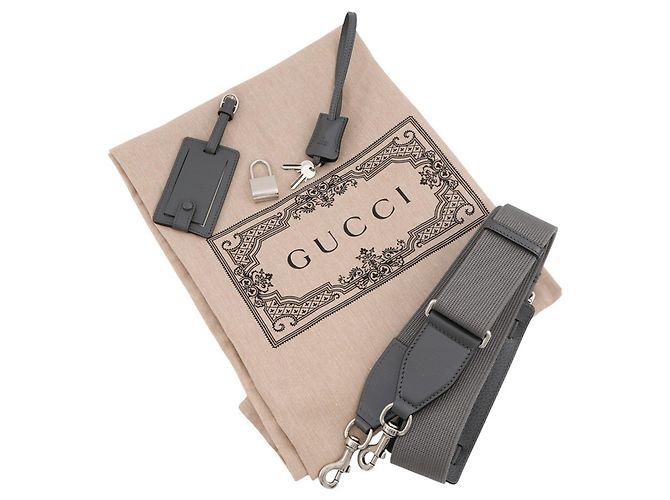 Borsa Boston Gucci GG Supreme Ophidia in pelle Marrone - vista 14