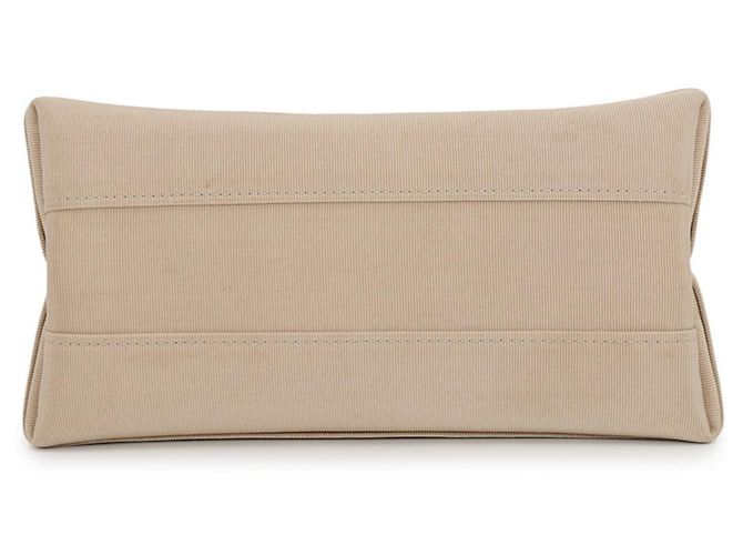 Borsa a mano Beach Small in tela Salvatore Ferragamo Beige - vista 3