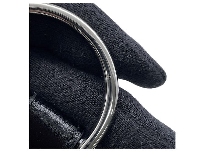 Cintura in pelle nera Christian Dior Nero - vista 11