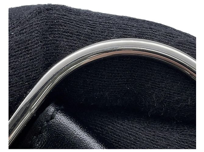 Cintura in pelle nera Christian Dior Nero - vista 12