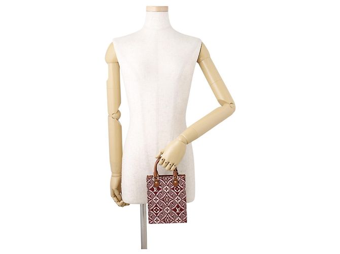 Sac à main Louis Vuitton Monogram Jacquard Bordeaux Monogramme - vue 4