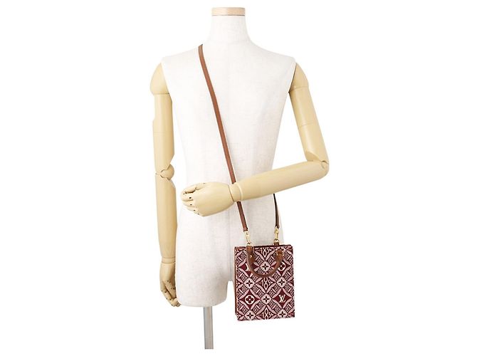 Sac à main Louis Vuitton Monogram Jacquard Bordeaux Monogramme - vue 5