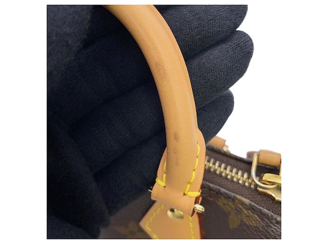 Bolsa Louis Vuitton Monogram Nano Speedy Marrom - vista 12