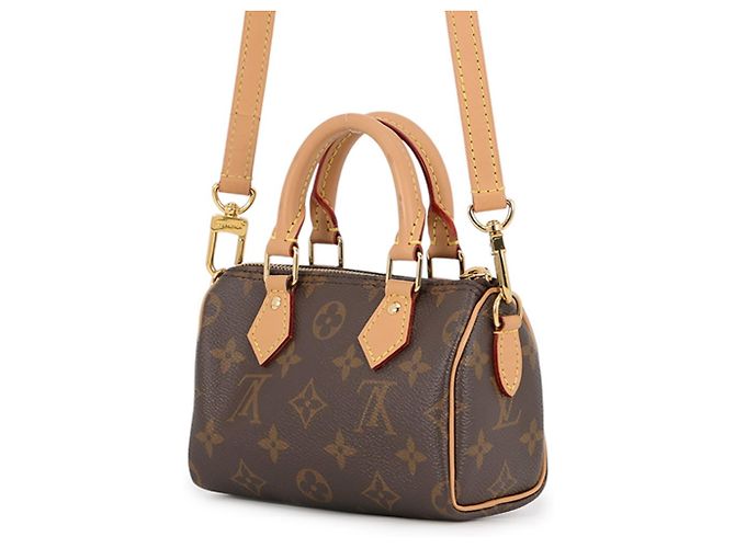 Bolsa Louis Vuitton Monogram Nano Speedy Marrom - vista 2