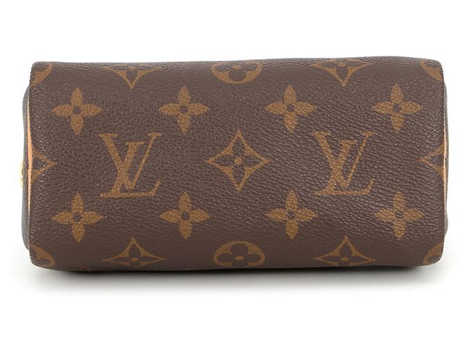 Bolsa Louis Vuitton Monogram Nano Speedy Marrom - vista 3