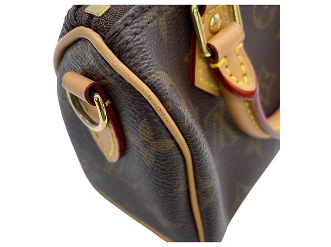 Bolsa Louis Vuitton Monogram Nano Speedy Marrom - vista 7