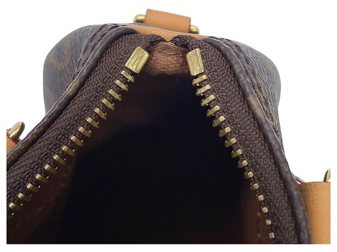 Bolsa Louis Vuitton Monogram Nano Speedy Marrom - vista 8