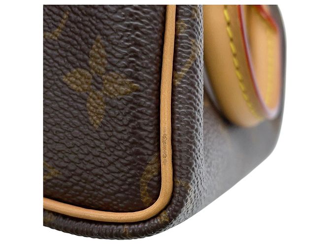 Bolsa Louis Vuitton Monogram Nano Speedy Marrom - vista 9