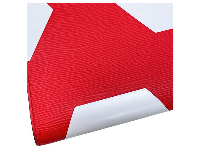 Louis Vuitton Epi Pochette Jour GM Clutch Bag Rosso - vista 6