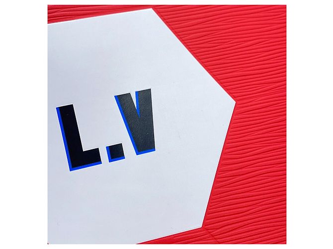 Louis Vuitton Epi Pochette Jour GM Clutch Bag Rosso - vista 8