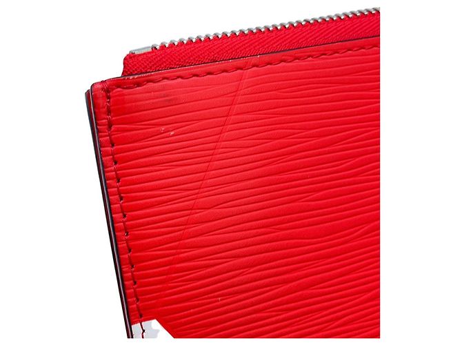 Louis Vuitton Epi Pochette Jour GM Clutch Bag Rosso - vista 9