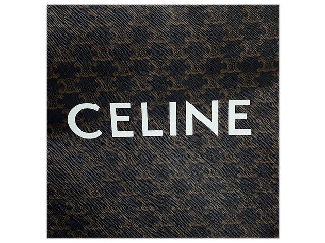 Céline Celine Triomphe Small Vertical Cabas Leather Handbag - view 13