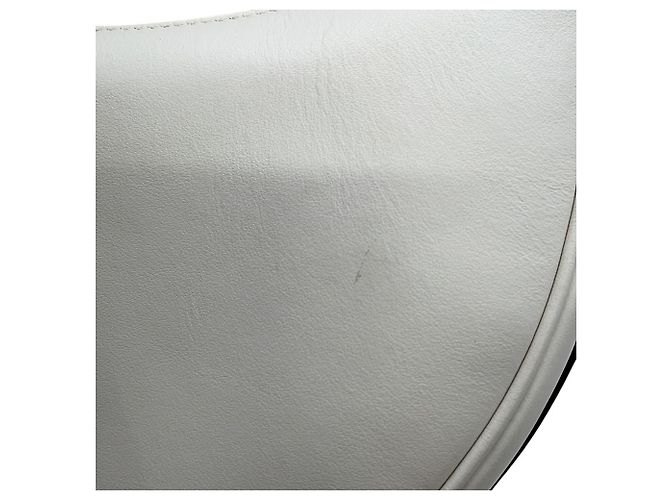 Prada Arche Small Schultertasche aus weißem Leder - Ansicht 8