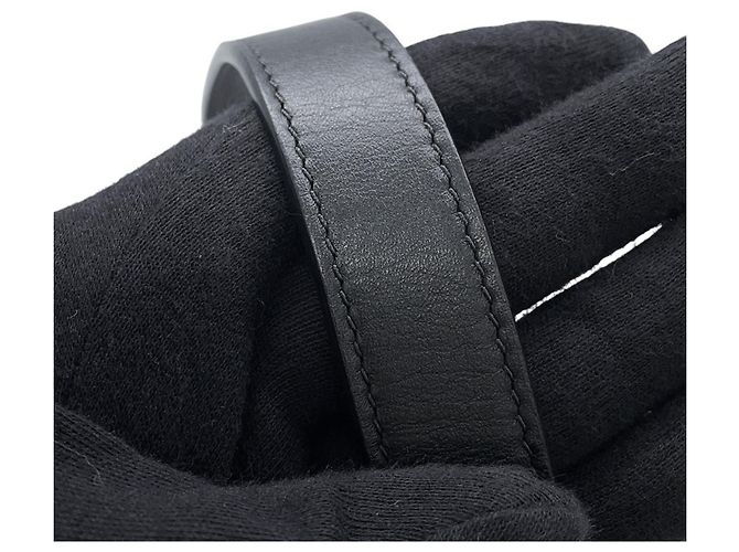 Céline Borsa a spalla Celine Ava in pelle Nero Bianco - vista 12